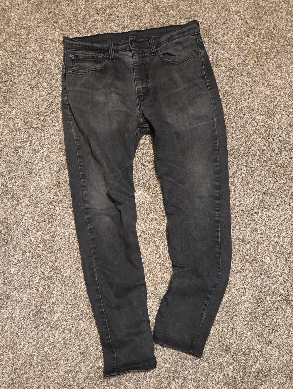 LEVI'S Men's 512 Slim Taper Jeans in Washed Black